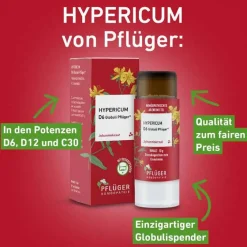 Pflüger H-Hypericum D6 Globuli Dosierspender, 10 g