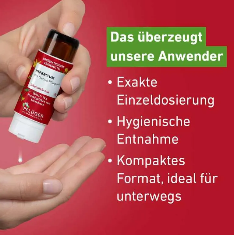 Pflüger H-Hypericum D6 Globuli Dosierspender, 10 g