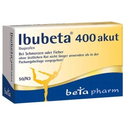 Ibubeta ® 400 akut Filmtabletten, 50 St- Zahnschmerztabletten|Regelschmerzen Tabletten