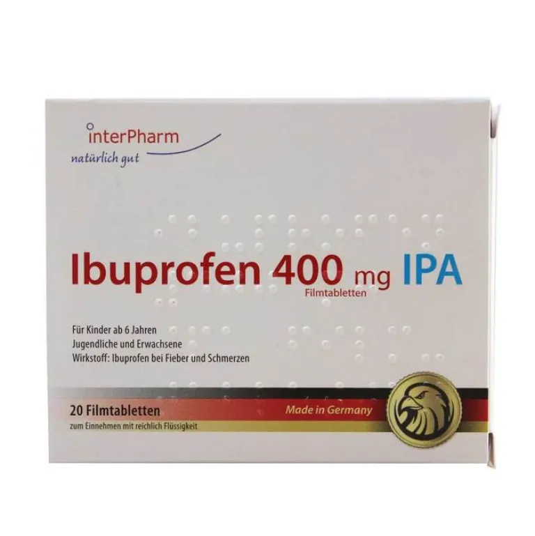 Ibuprofen 400 mg Ipa Filmtabletten, 20 St^Interpharm Outlet