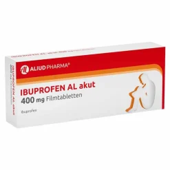 IBUPROFEN AL akut 400 mg Filmtabletten, 50 St^Aliud Pharma