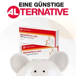 IBUPROFEN AL akut 400 mg Filmtabletten, 50 St^Aliud Pharma