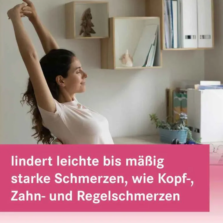 Heumann Zahnschmerztabletten|Regelschmerzen Tabletten-Ibuprofen Schmerztabletten 400 mg, 10 St