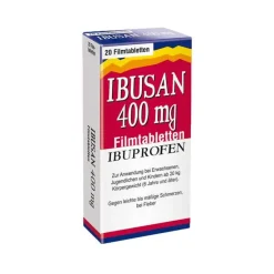 Ibusan 400 mg Filmtabletten, 20 St- Regelschmerzen Tabletten|Ibuprofen