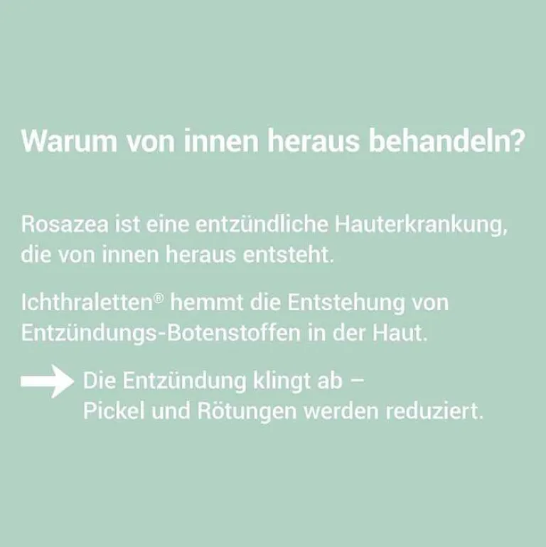 Ichthraletten® 200 mg Tabletten bei Rosazea, 168 St^Ichtraletten Clearance