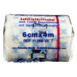 Idealbinde 6cm mit Klammer, 1 St^Temedia