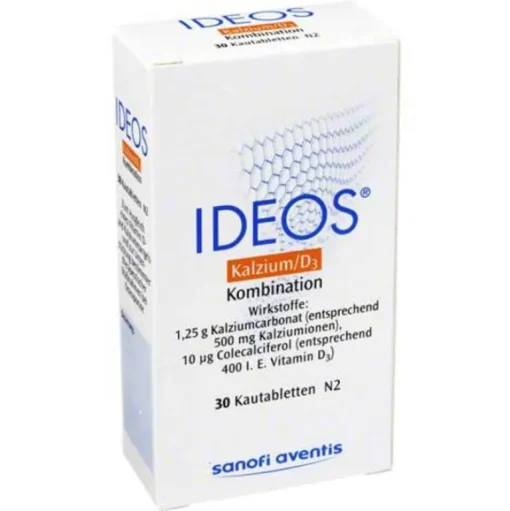 ® 500mg/ 400 I.E. Kautabletten, 30 St^Ideos Best