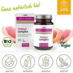 GSE Immun Complex Bio Phyto Vitamins Tabletten, 60 St- Immunsystem