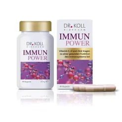 Immun Power Vitamin C + Vitamin D + Zink Kapseln , 60 St^Dr. Koll Hot