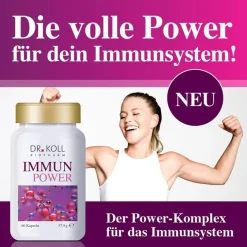 Immun Power Vitamin C + Vitamin D + Zink Kapseln , 60 St^Dr. Koll Hot