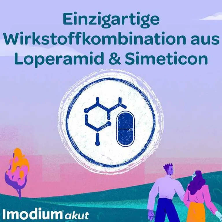 akut Duo - bei akutem Durchfall mit Blähungen, 6 St^Imodium Sale