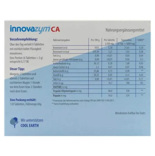 CA magensaftresistente Tabletten, 120 St^Innovazym New