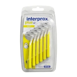 Interprox plus mini gelb Interdentalbürste, 6 St- Zwischenraumreinigung