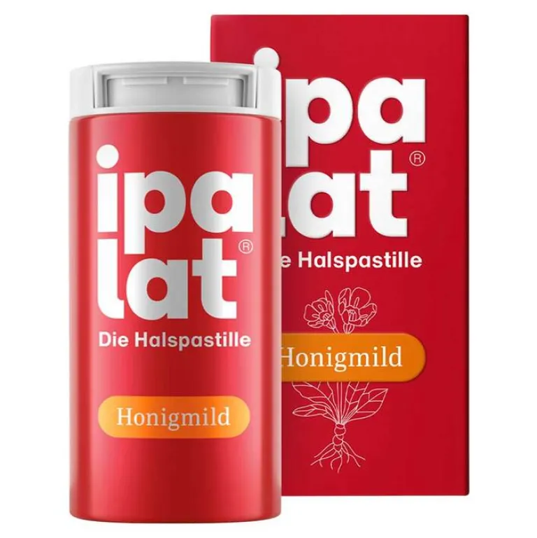 Halspastillen honigmild ohne Menthol zuckerfrei , 40 St^Ipalat