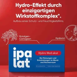 Ipalat Halsschmerztabletten-Hydro Med akut Lutschpastillen, 32 St