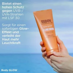 ISDIN Fotoprotector Body glow Creme LSF 30, 200 ml- Lsf 30