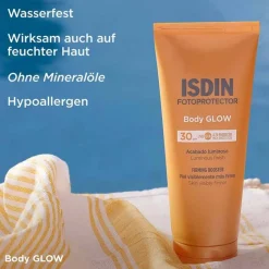 ISDIN Fotoprotector Body glow Creme LSF 30, 200 ml- Lsf 30