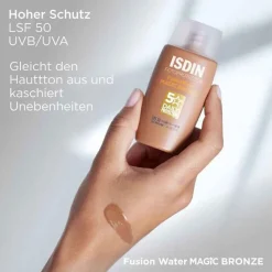 ISDIN Fotoprotector Fusion Water Color bronze SPF 50, 50 ml- Lsf 50+|Gesicht