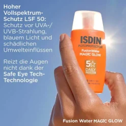 Isdin Lsf 50+|Gesicht-Fotoprotector Fusion Water Magic glow LSF 50, 50 ml