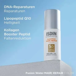 Isdin Gesicht|Empfindliche Haut-Fotoprotector Fusion Water Magic Repair Color, 50 ml
