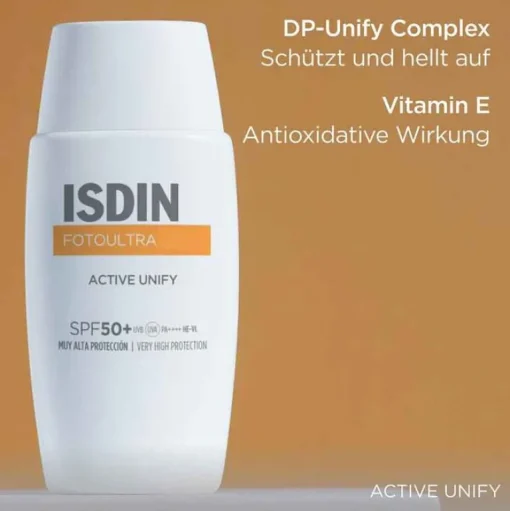 ISDIN Lsf 50+|Gesicht-Fotoultra Active Unify Fusion Fluid, 50 ml