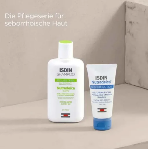 Nutradeica Shampoo gegen Schuppen und fettiges Haar, 200 ml^Isdin New