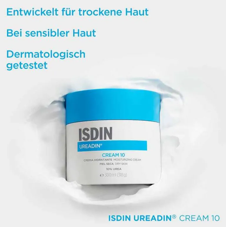 ISDIN Cremes & Balsame|Trockene & Sensible Haut-Ureadin Cream 10% Urea, 300 ml
