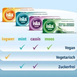 Isla ® cassis Pastillen, 120 St- Husten & Halsbonbons|Hustenstiller