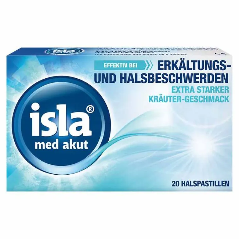 Isla Hustenstiller|Halsschmerztabletten-® med akut Pastillen, 20 St