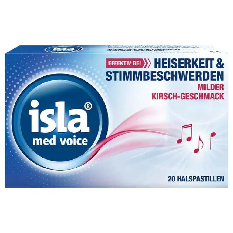 Isla Hustenstiller|Halsschmerztabletten-® med voice Pastillen, 20 St