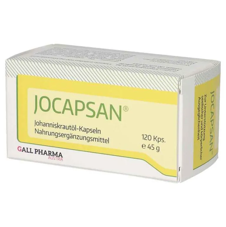 Hecht Pharma Hirnleistung & Nerven-Jocapsan Johanniskrautöl Kapseln, 120 St