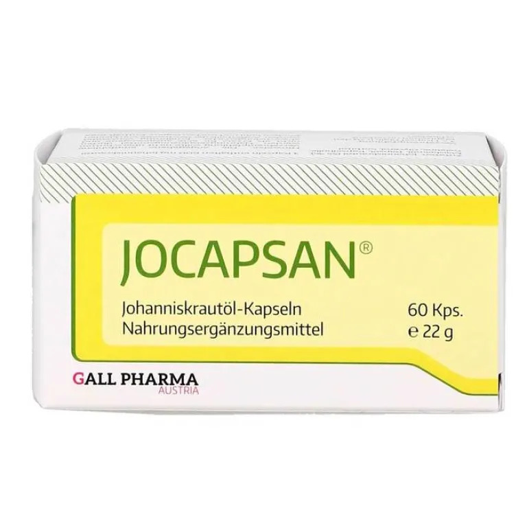Hecht Pharma Hirnleistung & Nerven-Jocapsan Johanniskrautöl Kapseln, 60 St