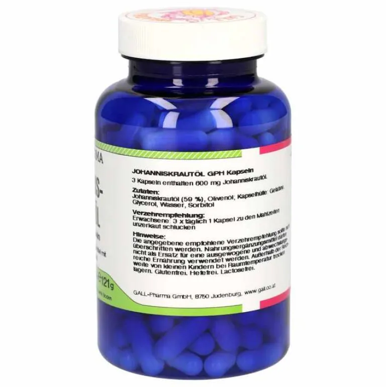 Hirnleistung & Nerven-Johanniskraut Öl Kapseln, 360 St