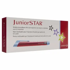 JuniorSTAR Injektionsgerät rot, 1 St- Insulinpens