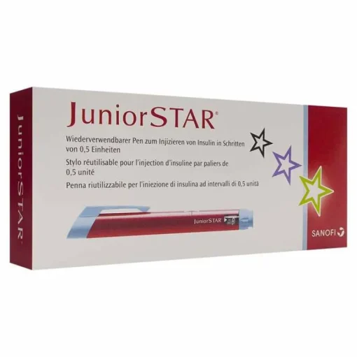 JuniorSTAR Injektionsgerät rot, 1 St- Insulinpens