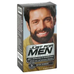 Just for men Haare|Sonstige Haarpflegeprodukte-Brush in Color Gel schwarz, 28.4 ml