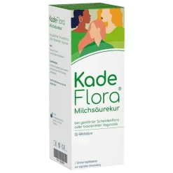 Kadeflora Scheidenpilz Medikamente-Milchsäurekur Einmal-Applikator vaginale Anwendung, 7X2.5 g