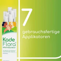 Kadeflora Scheidenpilz Medikamente-Milchsäurekur Einmal-Applikator vaginale Anwendung, 7X2.5 g