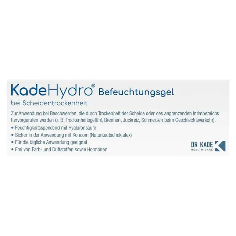 Kadehydro Befeuchtungsgel, 50 g^Dr. Kade Hot