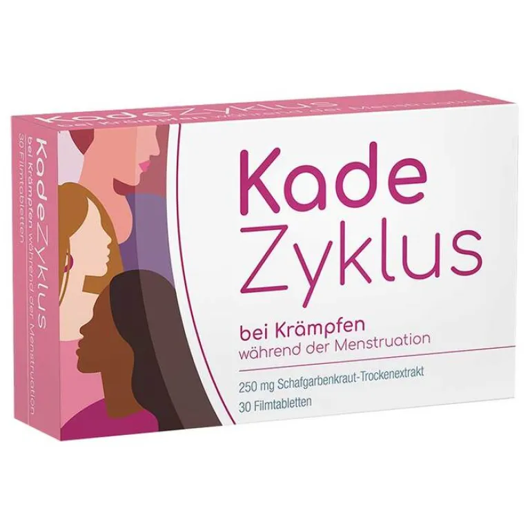 KadeZyklus Regelschmerzen Tabletten-bei Krämpfen während der Menstruation, 30 St