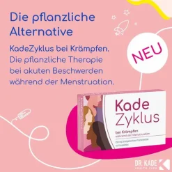 KadeZyklus Regelschmerzen Tabletten-bei Krämpfen während der Menstruation, 30 St