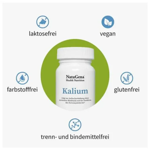 Natugena Kalium-Kalium Kapseln, 90 St