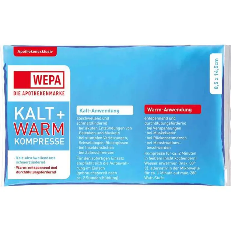 Wepa Kalt-Warm Kompresse 8,5x14,5, 1 St- Kalt-Warm Kompresse