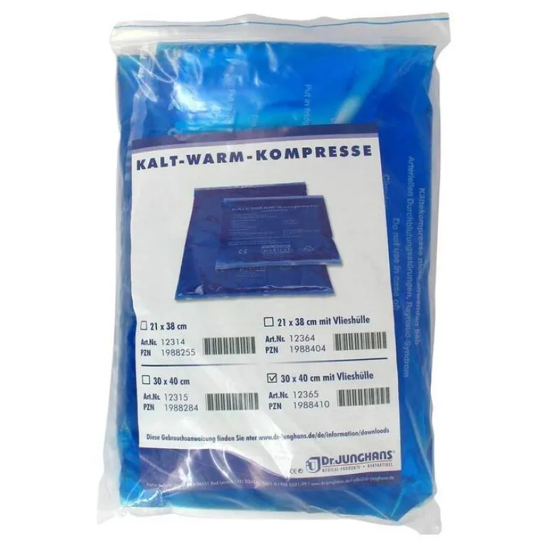Dr. Junghans Kalt-Warm Kompresse-Kalt-Warm Kompresse 30x40cm mit Vlieshülle, 1 St