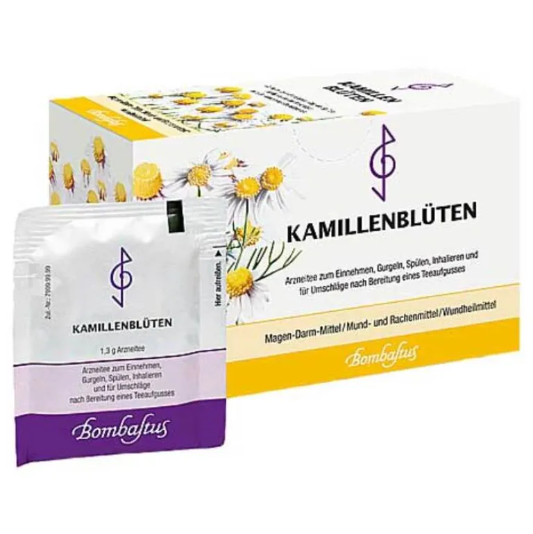 Bombastus Kamillenblüten Tee Filterbeutel, 20X1.3 g- Magentee