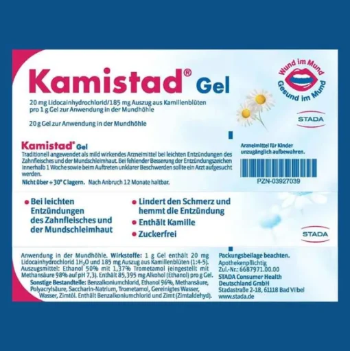 Gel bei Zahnfleischentzündungen und Aphten, 20 g^Kamistad Outlet