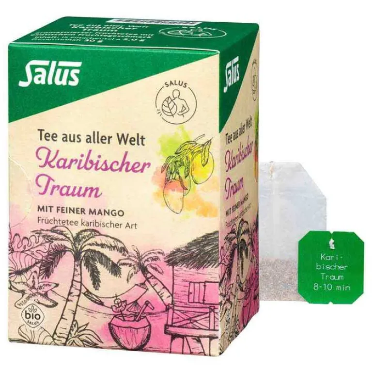 Karibischer Traum Bio Salus Filterbeutel, 15 St- Bio Tee