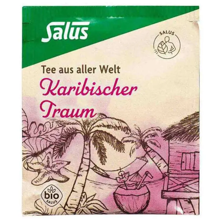 Karibischer Traum Bio Salus Filterbeutel, 15 St- Bio Tee