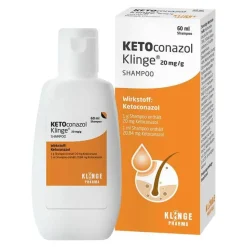 Klinge Anti Schuppen Shampoo|Hautpilz Creme-KETOconazol ® Shampoo 20 mg/g, 60 ml