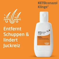 Klinge Anti Schuppen Shampoo|Hautpilz Creme-KETOconazol ® Shampoo 20 mg/g, 60 ml